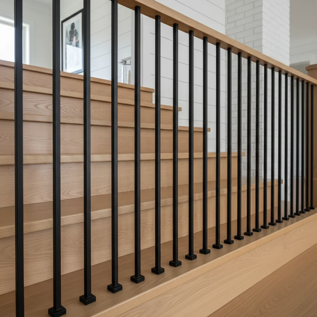 Iron stair balusters