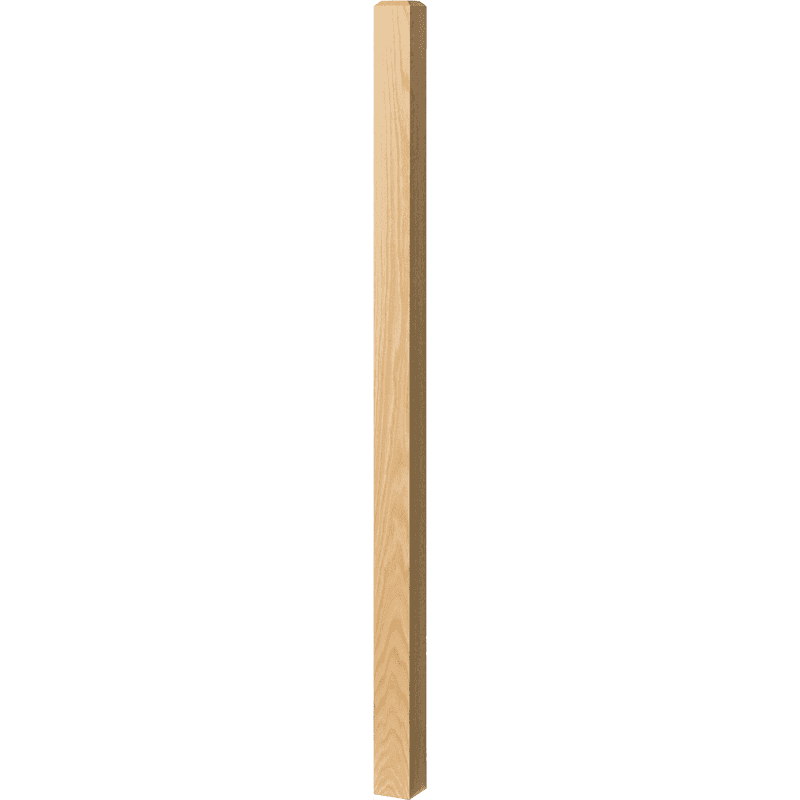 Blank Style Newel Post with Chamfered Top