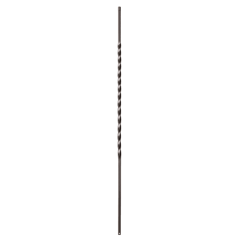 9080TB Long 22 Inch Twist Iron Balusters 1/2 Inch Bar