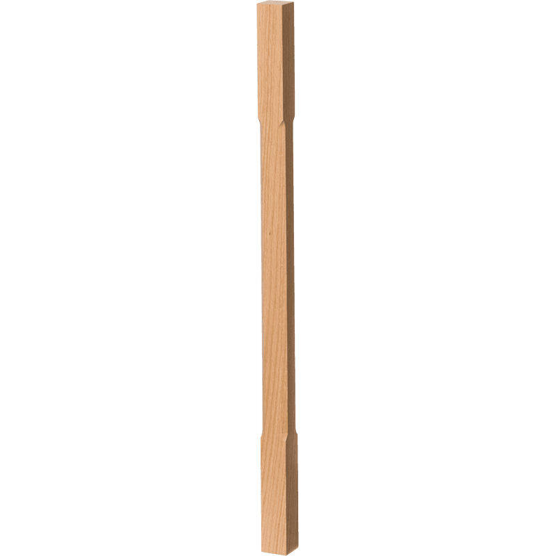 C-5334 Chamfered Edge 1.75 Inch Square Elegant Rise Baluster