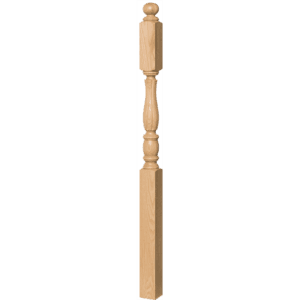 Utah Style 10 Inch Block Top Newel Post