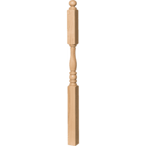 Utah Style 14.5 Inch Block Top Newel Post