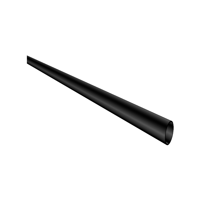 9701-SB-96 Horizontal bar baluster in satin black 8FT segment
