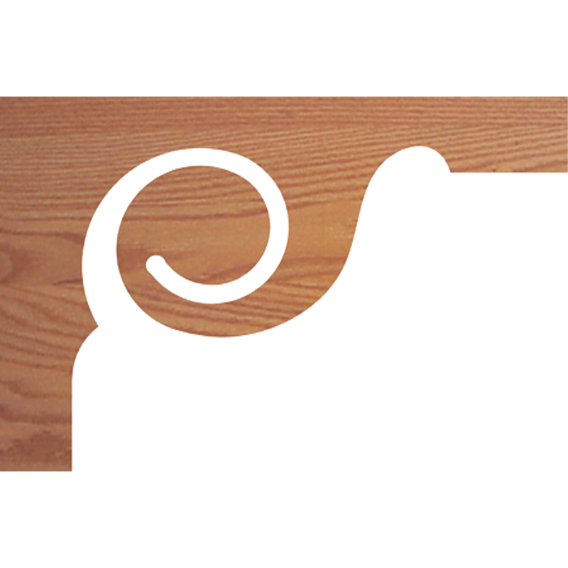 7029 decorative scroll tread bracket