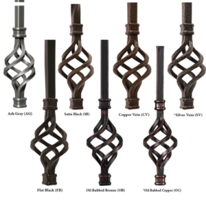 knuckle iron balusters